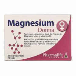 Magnesium Donna, 30 comprimate, Pharmalife